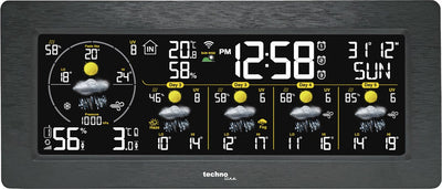 Technoline weerstation wd 3050 radiogestuurd met thermometer en hygrometer met 1 buitensensor