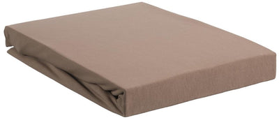Beddinghouse jersey - topper hoeslaken - 180x200 220 - taupe