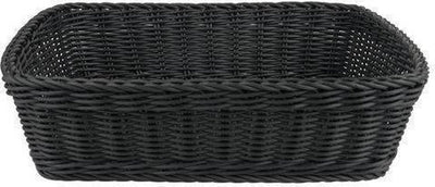 Westmark saleen - mand - kunststof - rechthoek - 40 x 32 cm - zwart - 1 stuk