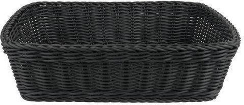 Westmark saleen - mand - kunststof - rechthoek - 40 x 32 cm - zwart - 1 stuk