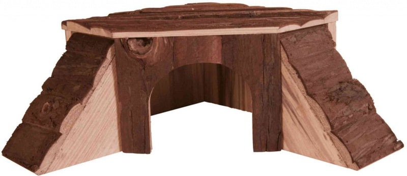 Trixie cavia huis - schorshout 37x35x15 cm - natural living, naaldhout