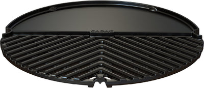 Cadac dometic - bbq 2 plancha 40 - keramische coating - half bbq, half plancha