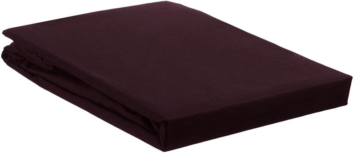 Ambiante katoen - hoeslaken - 70x200 - donker rood