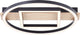 Brilliant ag brilliant maureen - plafondlamp - led 24w - 3000k - zwart - hout