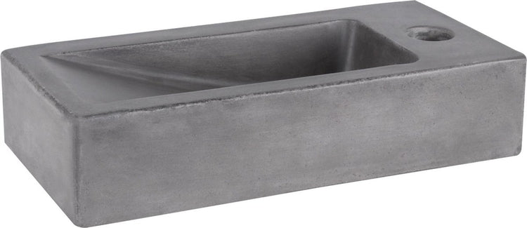 Differnz doni - fontein beton donkergrijs - 36 x 16 x 8 cm