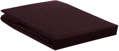 Ambiante katoen - hoeslaken - 160x200 - donker rood