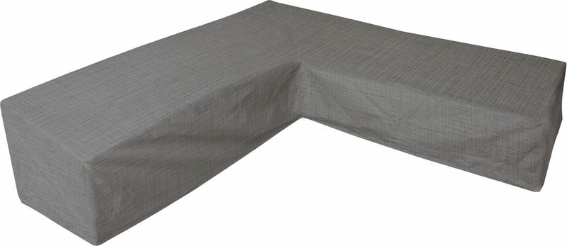 Eurotrail waterdichte hoes voor l vormige loungeset, hoekbank, cantonic 270x270cm, grijs