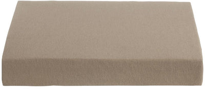 Ambiante - jersey - topper hoeslaken - 180x220 cm - taupe