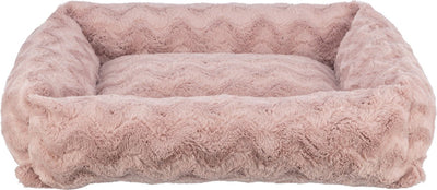 Trixie hondenmand loki - gerecycled - hoekig - roze - 65x60cm - m