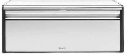 Brabantia broodtrommel - met klepdeksel - matt steel