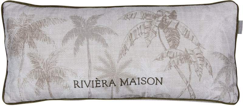 Riviera maison rivièra maison palms cushion sierkussen - 30 x 70 cm cm - zand