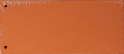 Pergamy verdeelstroken, pak van 100 stuks, oranje 30 stuks