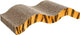 Flamingo krabkarton mawimbi – bruin rosé zwart – 40,5 x 20 x 7,5 cm – compact en stijlvol krabspeelgoed voor katten