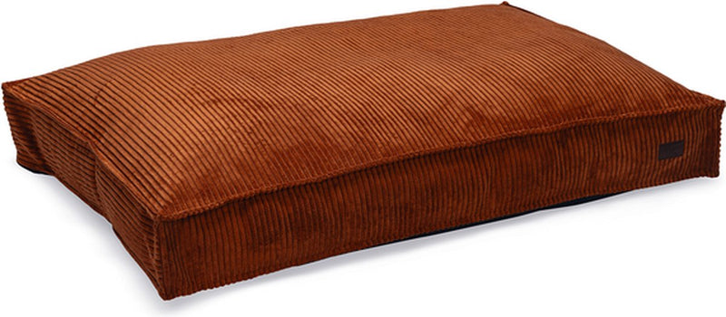 Designed by lotte ribbed - hondenkussen - terracotta -120x80x15 cm l