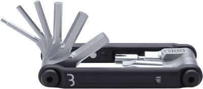 Bbb cycling royalfold basic fietsgereedschap - compacte minitool - multitool fiets - fietsreparatieset voor onderweg - btl-201