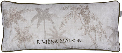 Riviera maison rivièra maison palms cushion sierkussen - 30 x 70 cm cm - zand