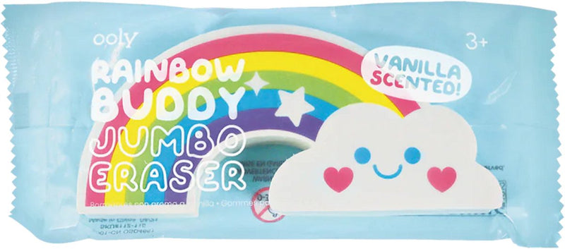 Ooly - rainbow buddy - grote geurende gum - regenbooggum met vanillegeur