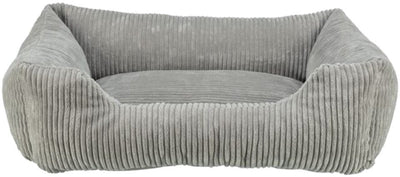 Trixie - hondenmand vital jonna - ribfluweel - grijs - 100x70 cm