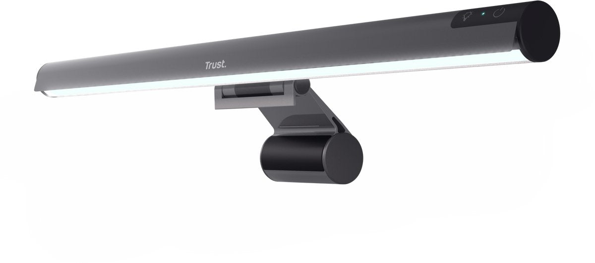 Trust shyne lichtbalk voor monitoren - ledlichtbalk - verlichting op werkplek - warm koud licht - zwart