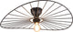 Rl live your light reality chapeau - plafondlamp - zwart mat - excl. 1x e27 40w