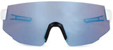 Vigor hdii fietsbril wit blauw lens - afbeelding 1