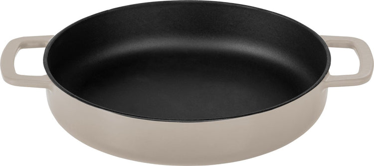 Combekk gietijzeren koekenpan ø 24cm - 100% gerecycled - pfas-vrij - geschikt voor o.a. inductie en bbq - sand