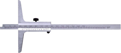 Limit dieptemeter uit roestvrij staal mat verchroomd 1 20 mm din862 200 mm depa200