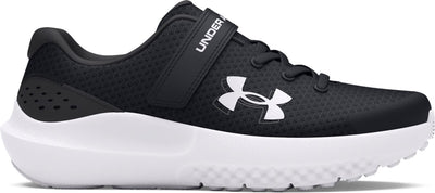 Under armour ua bps surge 4 ac-blk jongens sportschoenen - zwart - antraciet - wit