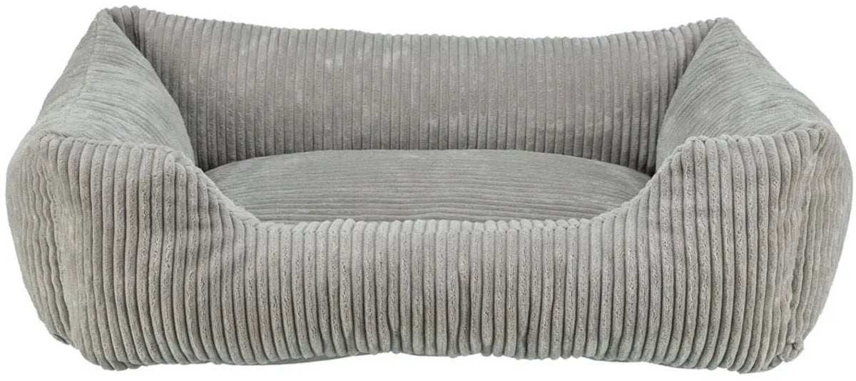Trixie - hondenmand vital jonna - ribfluweel - grijs - 60x50 cm