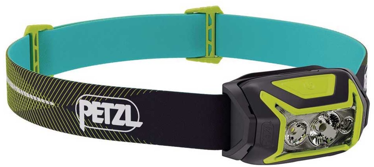 Petzl actik - hoofdlamp - 450 lumen - lichtgewicht en veelzijdig - voor kamperen, wandelen en hardlopen - groen