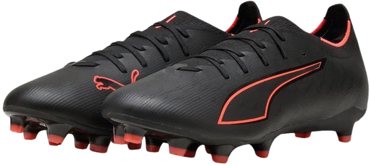 Puma ultra 6 match fg ag unisex sportschoenen - black- red