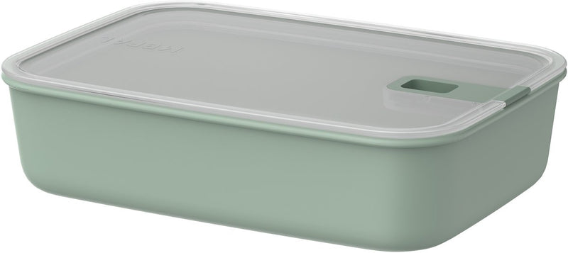 Mepal vershouddoos easyclip - 2.25 l - vershoudbakjes met schuifsluiting - geschikt voor magnetron. stoomoven. koelkast en vriezer - nordic sage