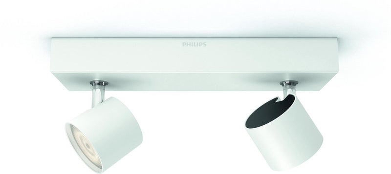 Philips led philips star opbouwspot - 2-lichts - wit
