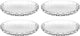 Leonardo cucina optic bord 18cm - set 4