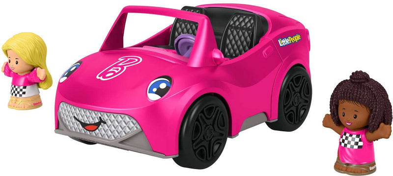 Fisher-price barbie cabriolet en figurenset van little people