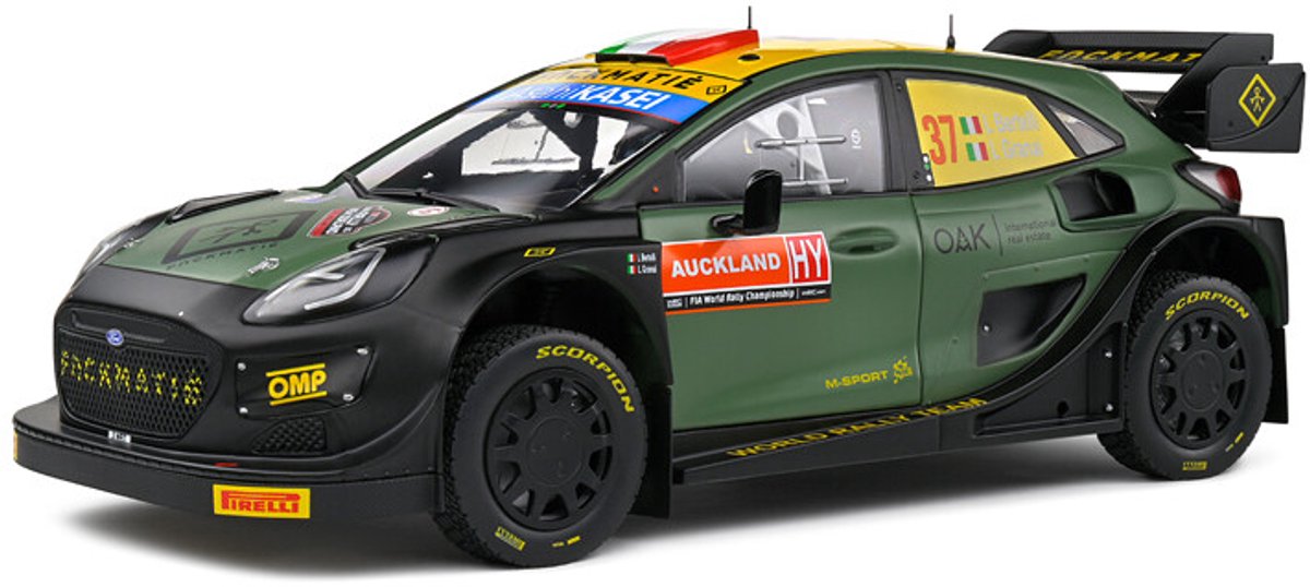 Solido ford puma rally 1 new zealand '22 #7 bertelli scattolin schaal 1:18