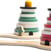 Bs toys bs vuurtoren estafette - fsc hout - 2 tot 8 spelers - estafettespel - actief spel