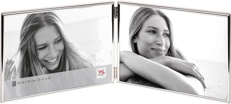 Walther wd219vs chloe - 2 x 9 x 13 cm - liggent formaat - zilver