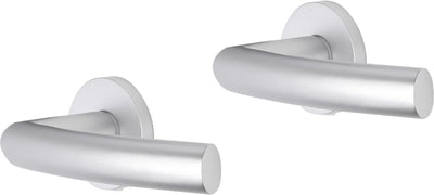 Impresso deurkruk - burton - voor binnen - rond - aluminium - 2 stuks