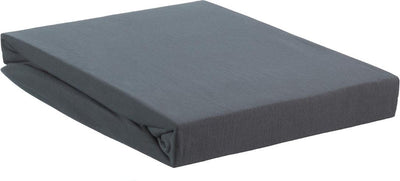 Beddinghouse - jersey-stretch - topper hoeslaken - 90x220 cm - koel grijs