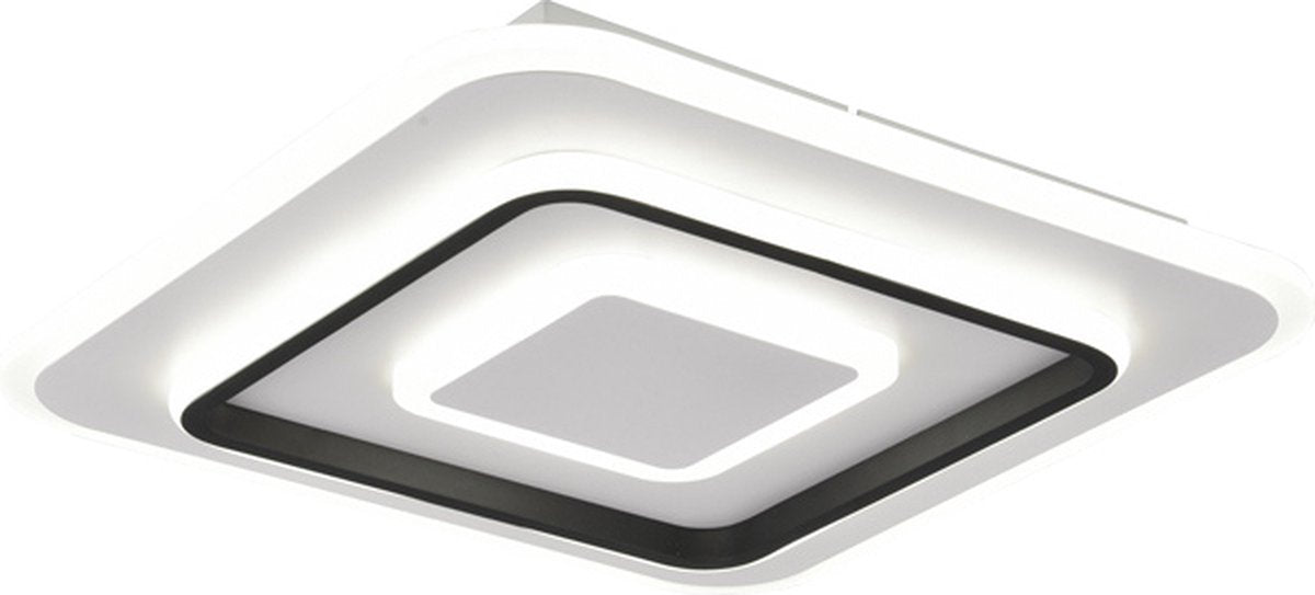Rl live your light reality jora plafonniere - wit - dimbaar - lichtkleur instelbaar - afstandsbediening - 39x39cm - led 5400lm