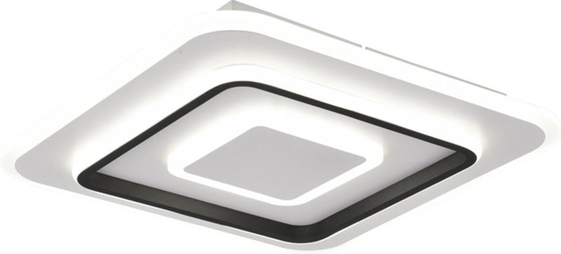 Rl live your light reality jora plafonniere - wit - dimbaar - lichtkleur instelbaar - afstandsbediening - 39x39cm - led 5400lm