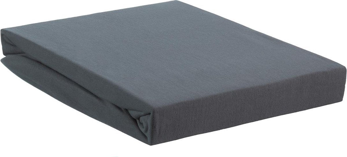 Beddinghouse - jersey-stretch - hoeslaken - 90x220 cm - koelgrijs - premium kwaliteit