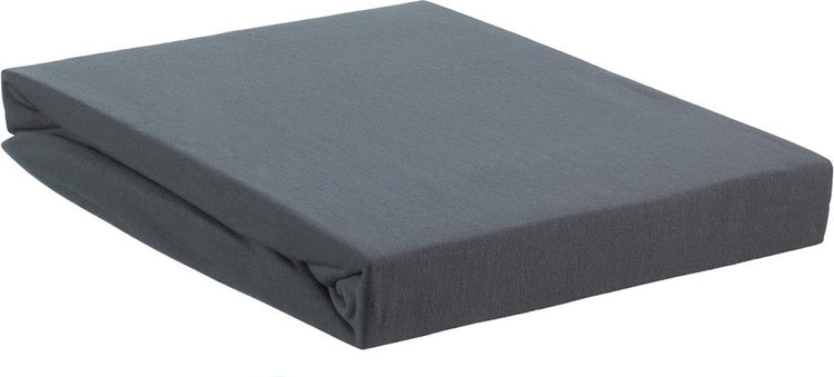Beddinghouse - jersey-stretch - hoeslaken - 90x220 cm - koelgrijs - premium kwaliteit