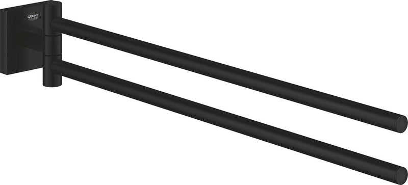 Grohe quickfix start cube handdoekhouder - 438 mm - draaibaar - matte black