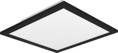 Rl live your light reality alpha - plafondlamp - zwart mat - incl. 1x smd 13,5 w - wand- en plafondmontage - lichtbron niet vervangbaar - niet dimbaar
