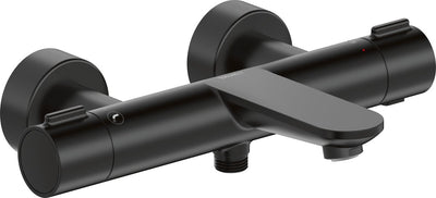 Duravit wave - thermostatische badkraan, mat zwart wa5220000046