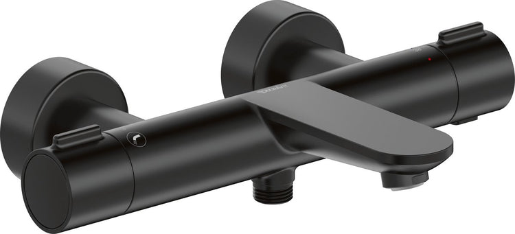 Duravit wave - thermostatische badkraan, mat zwart wa5220000046