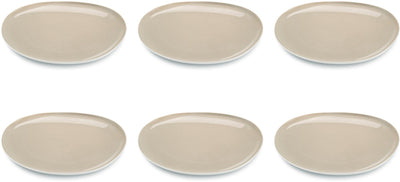 Medard de noblat - oslo linen - dinerbord 28 cm - 6 delig - stoneware