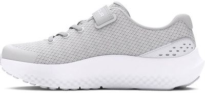 Under armour ua gps surge 4 ac-gry meisjes sportschoenen - halo grijs - wit - iridescent